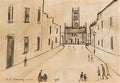 L S Lowry scottish landscape Art A4 Photo Print