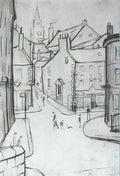 L S Lowry seascape northumberland Art A4 Photo Print