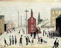 L S Lowry seascape1 Art A4 Photo Print