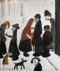 L S Lowry self portrait Art A4 Photo Print