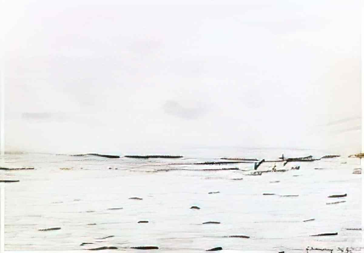 L S Lowry ships on the horizon Art A4 Photo Print