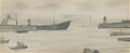 L S Lowry six figures1 Art A4 Photo Print