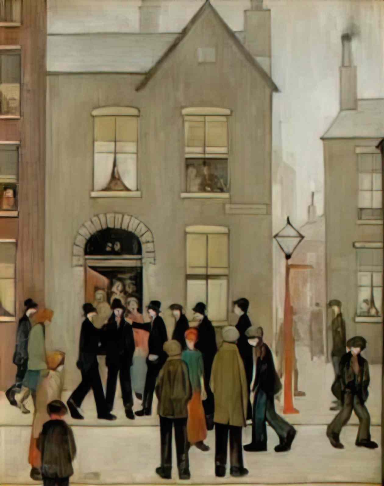 L S Lowry st johns church manchester Art A4 Photo Print