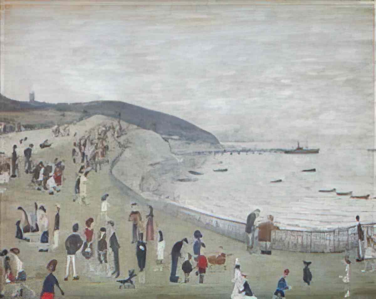 L S Lowry st pauls school bennett street Art A4 Photo Print