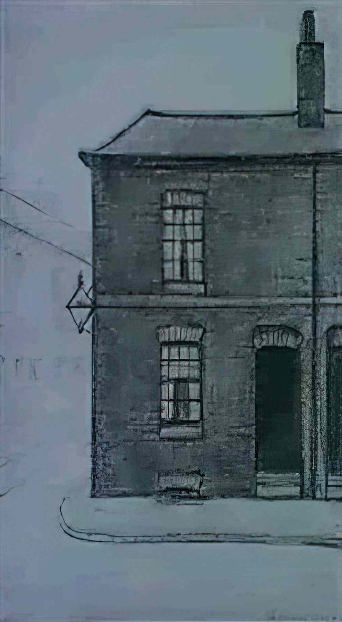 L S Lowry standing figure ormskirk Art A4 Photo Print