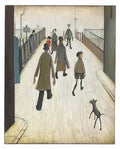 L S Lowry standing girl1 Art A4 Photo Print