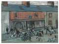 L S Lowry standing male figure Art A4 Photo Print