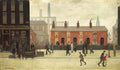 L S Lowry standing male nude Art A4 Photo Print