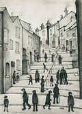 L S Lowry standing man Art A4 Photo Print