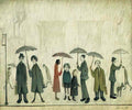 L S Lowry standing man facing left Art A4 Photo Print