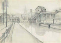 L S Lowry standing man1 Art A4 Photo Print