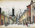 L S Lowry staring man Art A4 Photo Print