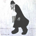 L S Lowry steamer off promenade Art A4 Photo Print