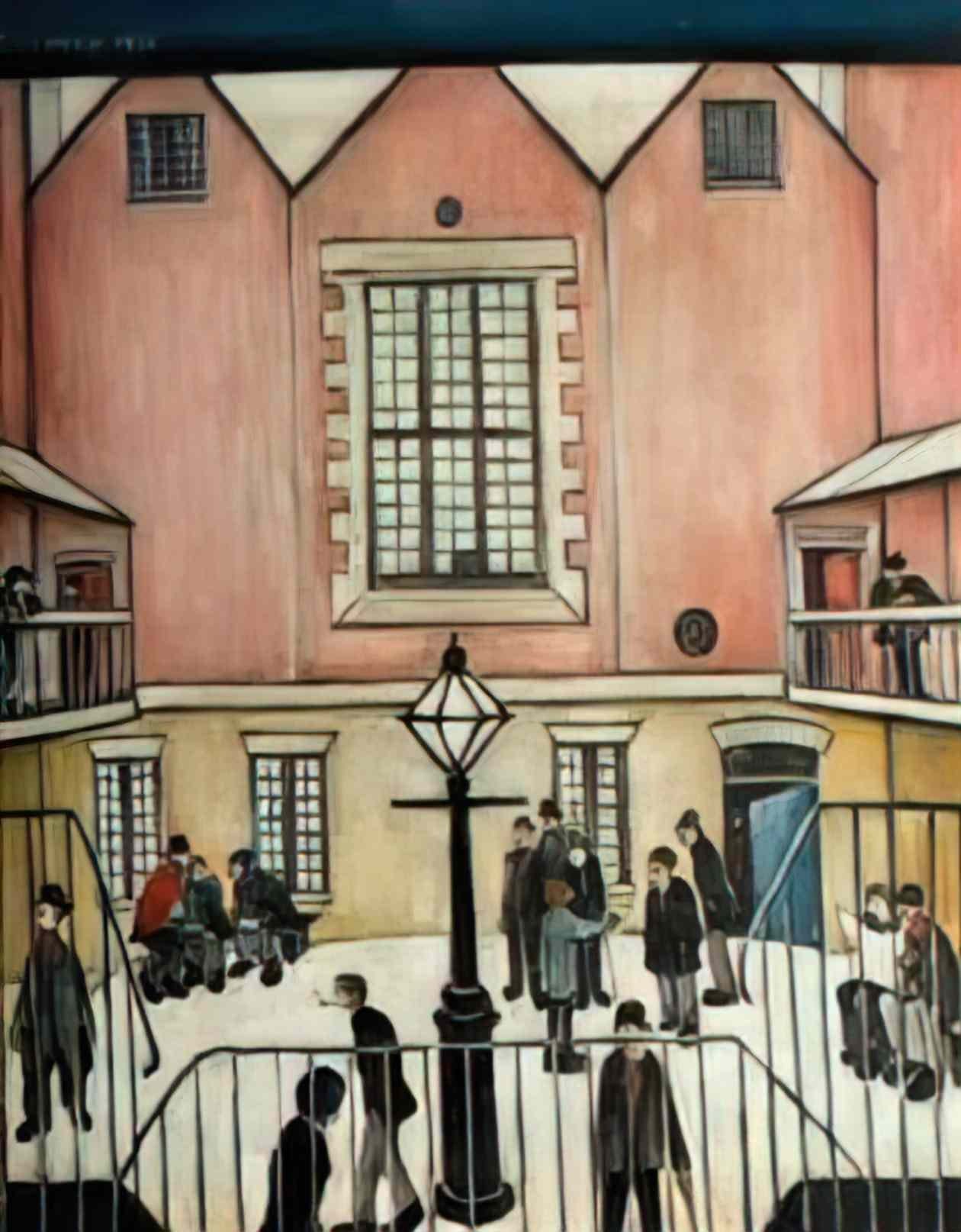 L S Lowry still life 1906 Art A4 Photo Print