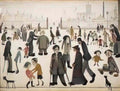L S Lowry stow on the wold Art A4 Photo Print