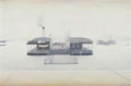 L S Lowry street scene verso 1925 Art A4 Photo Print