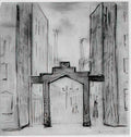 L S Lowry street scene16 Art A4 Photo Print
