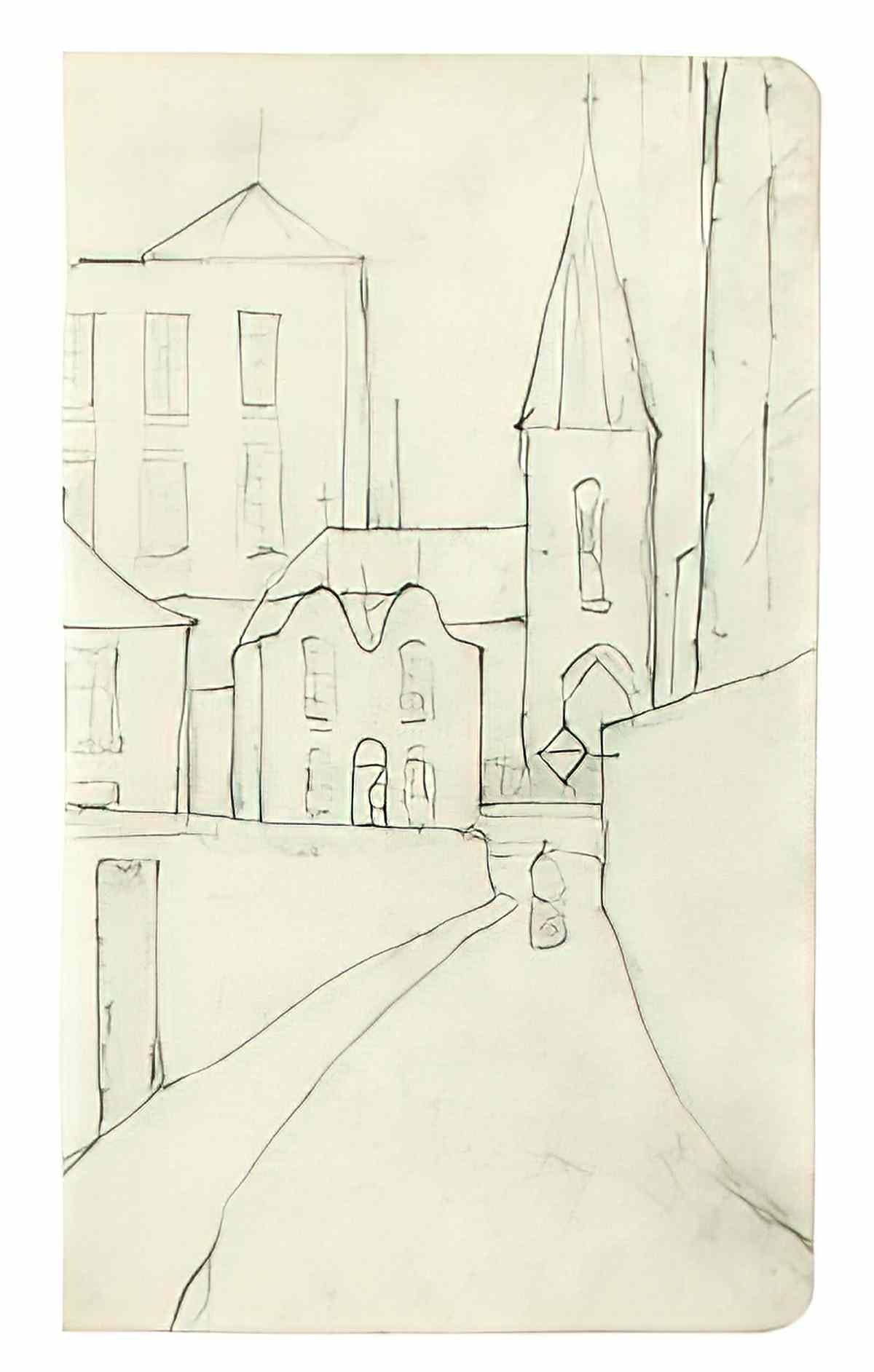 L S Lowry street scene5 Art A4 Photo Print