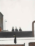 L S Lowry street stalls2 Art A4 Photo Print