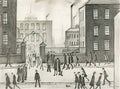 L S Lowry study of a standing nude Art A4 Photo Print