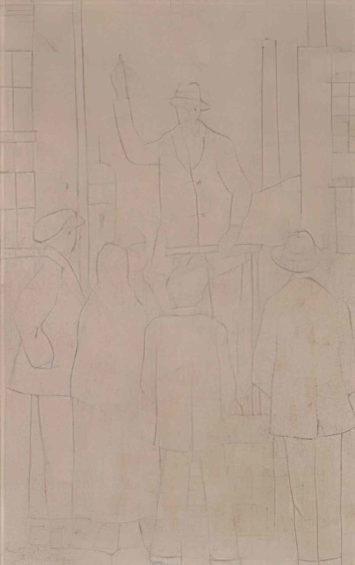 L S Lowry the adelphi Art A4 Photo Print