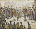 L S Lowry the ambulance Art A4 Photo Print