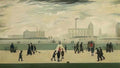 L S Lowry the artists family Art A4 Photo Print