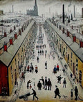 L S Lowry the bearded lady 2 Art A4 Photo Print