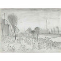 L S Lowry the bridge ringley Art A4 Photo Print