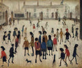 L S Lowry the co op market square cleator moor Art A4 Photo Print