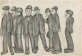 L S Lowry the coal barge Art A4 Photo Print