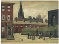 L S Lowry the coal barge manchester canal Art A4 Photo Print