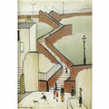 L S Lowry the cripples 1949 Art A4 Photo Print