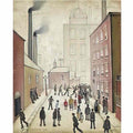 L S Lowry the derelict house Art A4 Photo Print