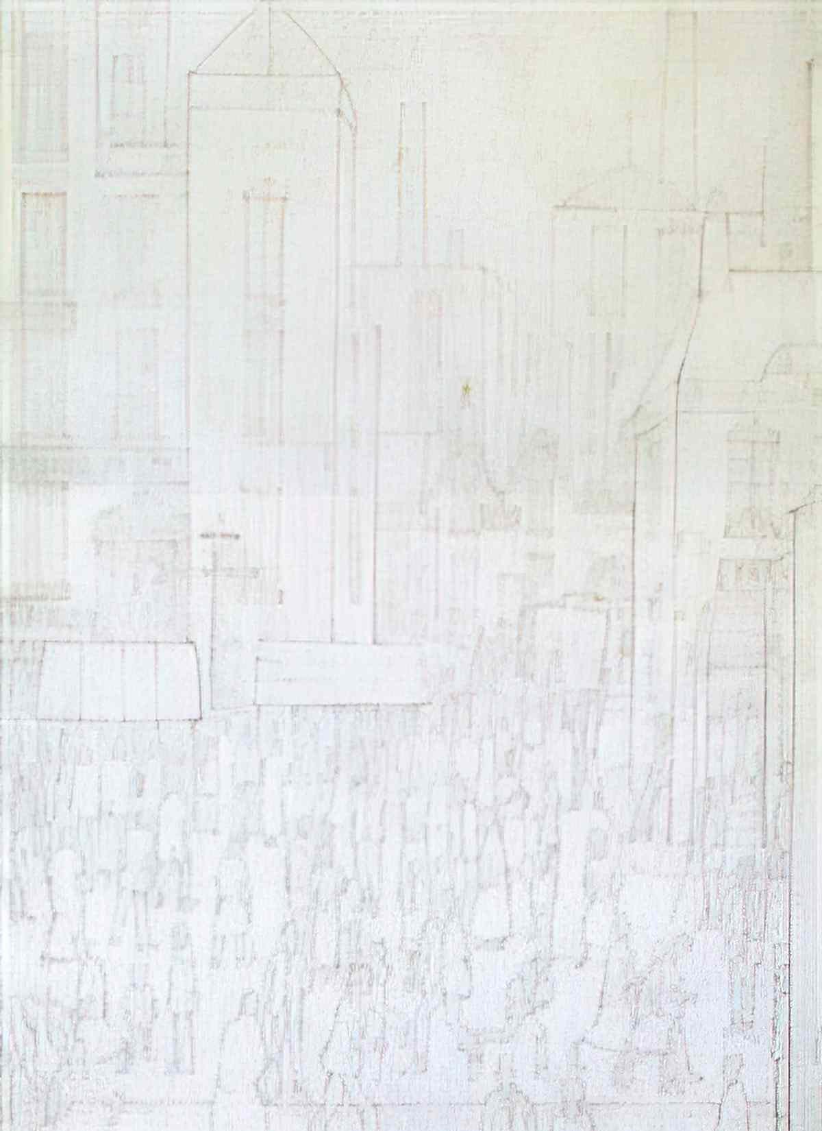 L S Lowry the discussion Art A4 Photo Print