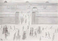 L S Lowry the encounter Art A4 Photo Print
