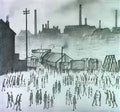 L S Lowry the family Art A4 Photo Print