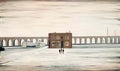 L S Lowry the ferry 2 works Art A4 Photo Print