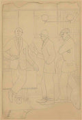 L S Lowry the gateway1 Art A4 Photo Print