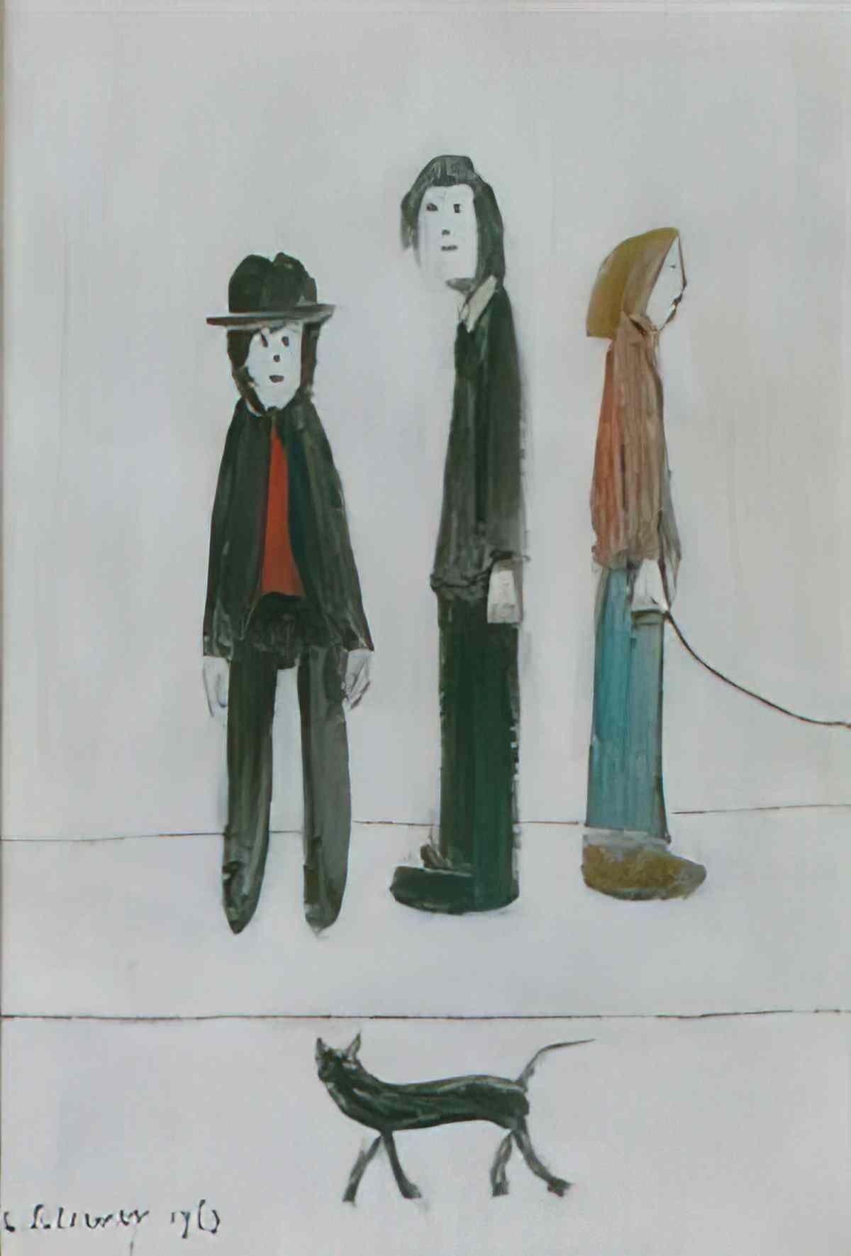 L S Lowry the gateway5 Art A4 Photo Print