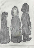 L S Lowry the half wit choir Art A4 Photo Print
