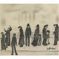 L S Lowry the lowry dog sketch Art A4 Photo Print