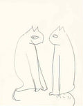 L S Lowry the meeting Art A4 Photo Print