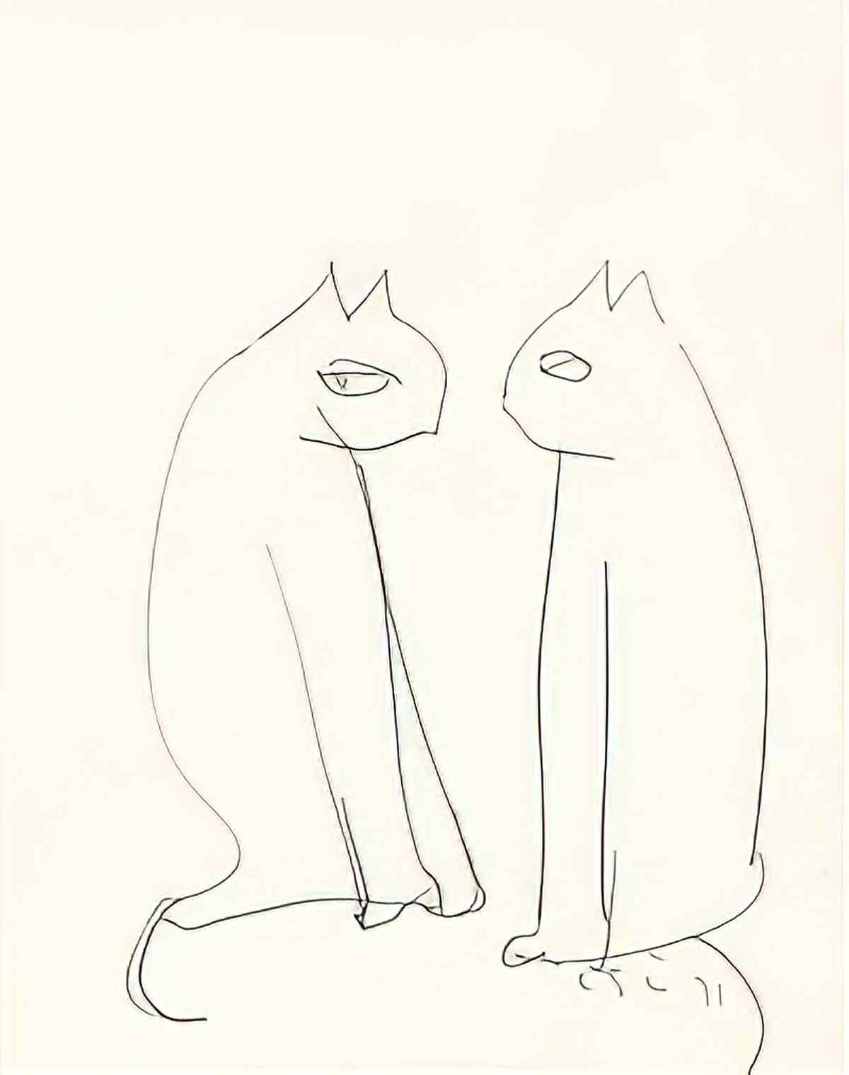 L S Lowry the meeting Art A4 Photo Print