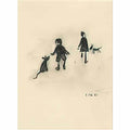 L S Lowry the meeting place Art A4 Photo Print