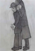 L S Lowry the mill Art A4 Photo Print