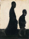 L S Lowry the mill gates 1928 Art A4 Photo Print