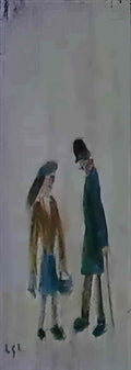 L S Lowry the mill pendlebury Art A4 Photo Print