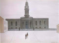 L S Lowry the old horse ambulance Art A4 Photo Print