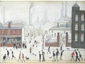 L S Lowry the old toll house on the moors Art A4 Photo Print